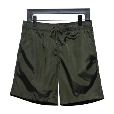 Moncler Classic Pocket Logo Woven Shorts Green 02