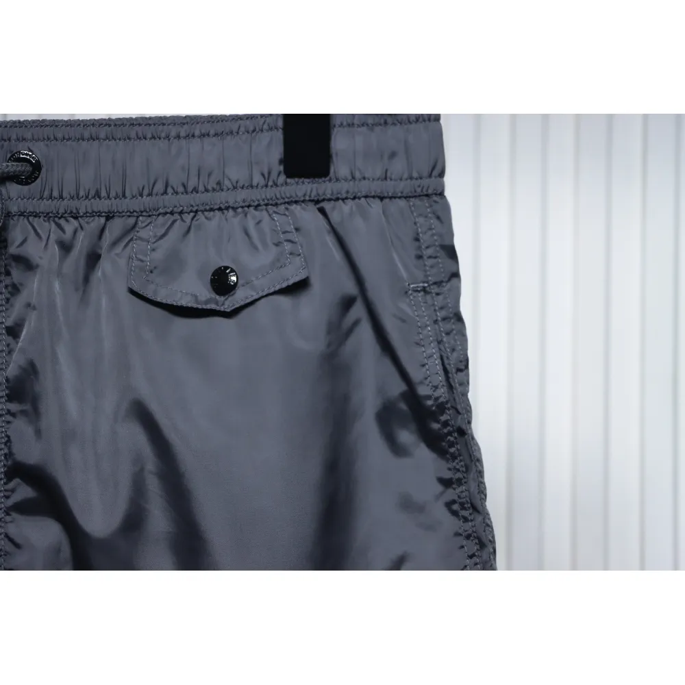 Moncler Classic Pocket Logo Woven Shorts Grey