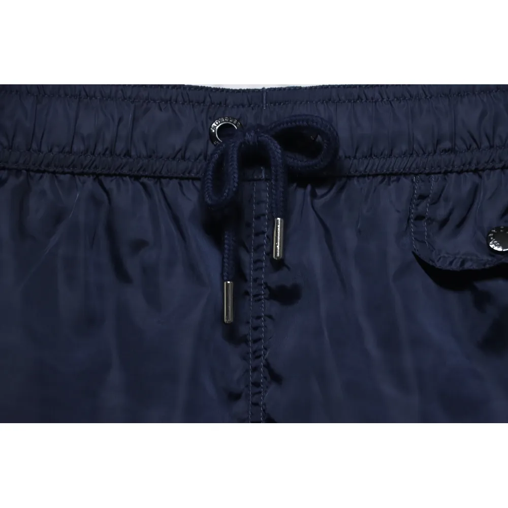 Moncler Classic Pocket Logo Woven Shorts Navy