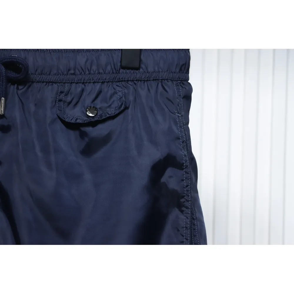 Moncler Classic Pocket Logo Woven Shorts Navy
