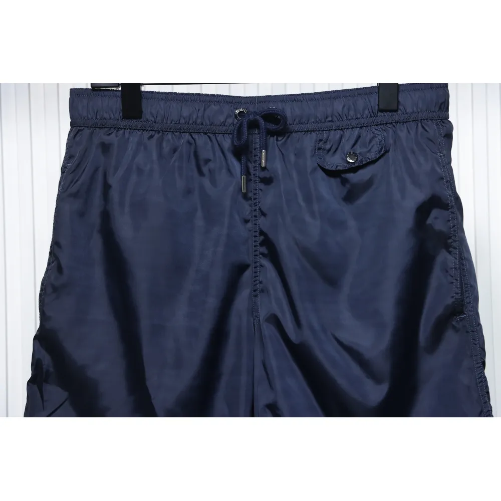 Moncler Classic Pocket Logo Woven Shorts Navy