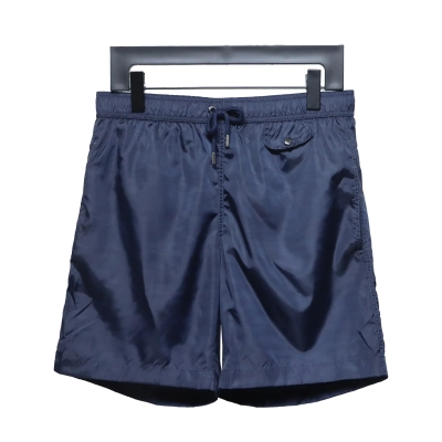 Moncler Classic Pocket Logo Woven Shorts Navy 02