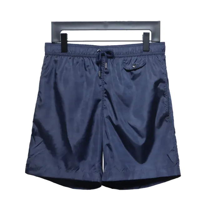 Moncler Classic Pocket Logo Woven Shorts Navy