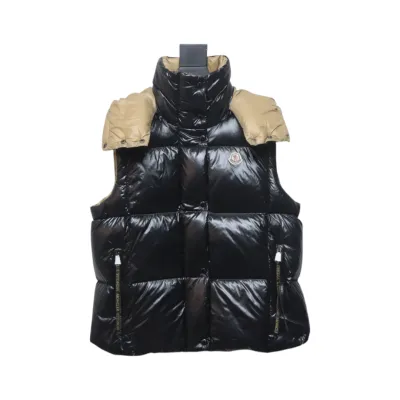 Moncler Luzule New Classic Short Down Detachable Hooded Vest 01
