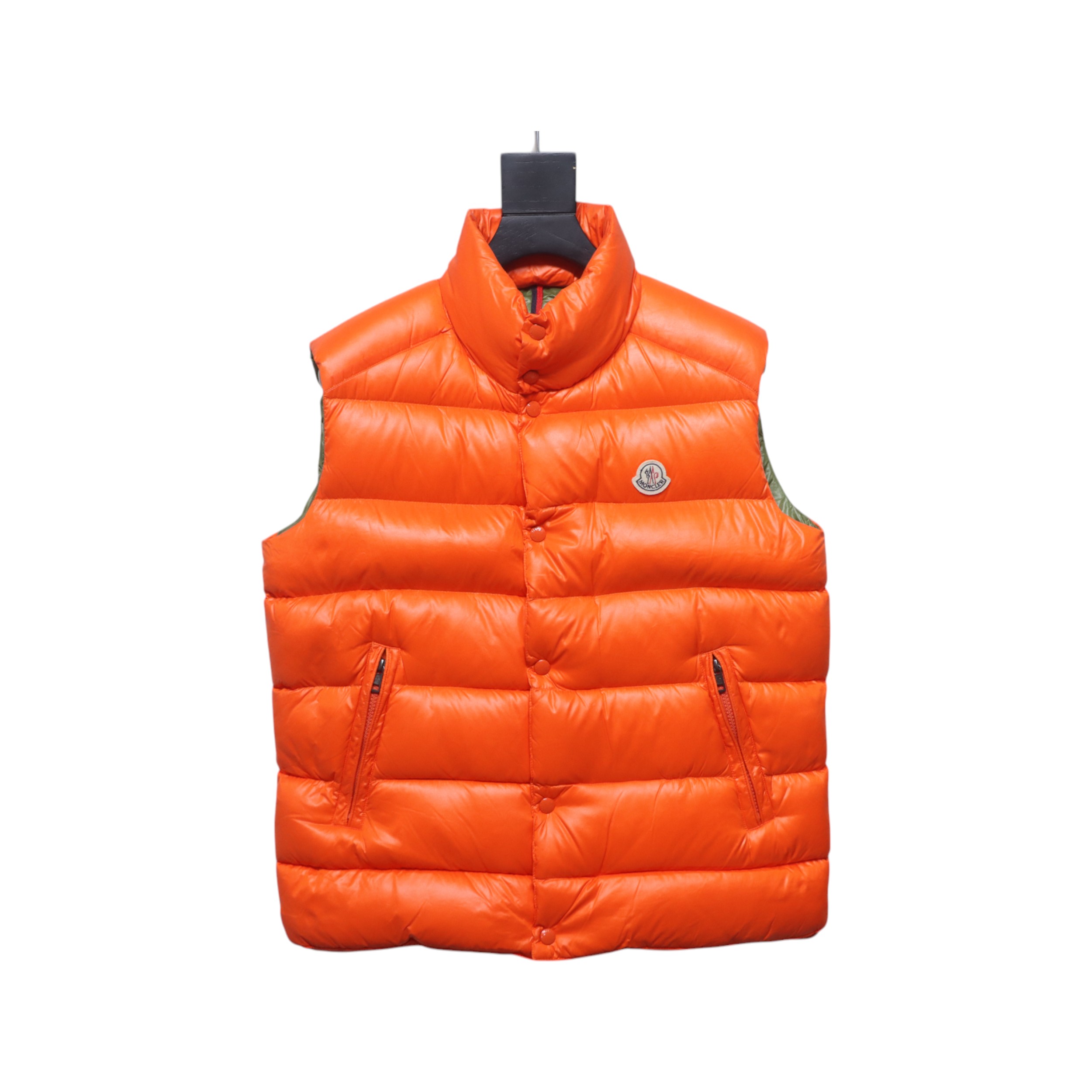 Moncler men's orange vest