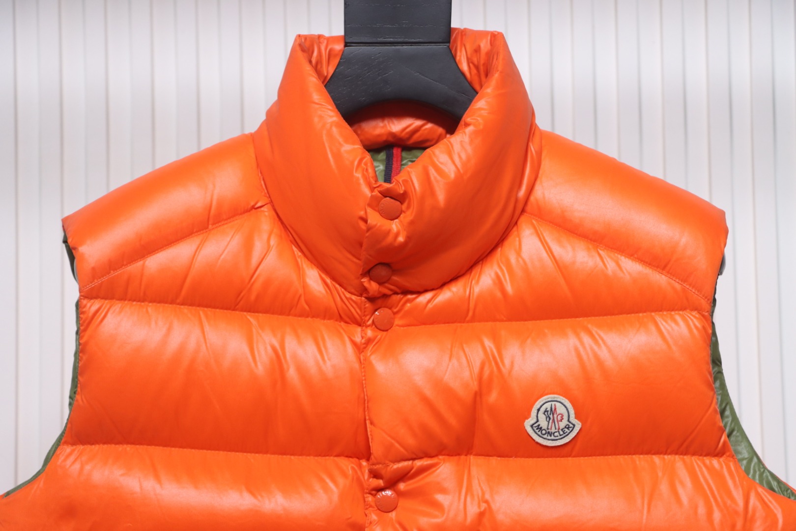 Moncler men's orange vest