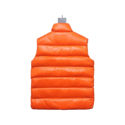 Moncler men's orange vest 02