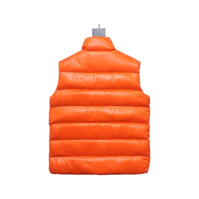 Moncler men's orange vest 02
