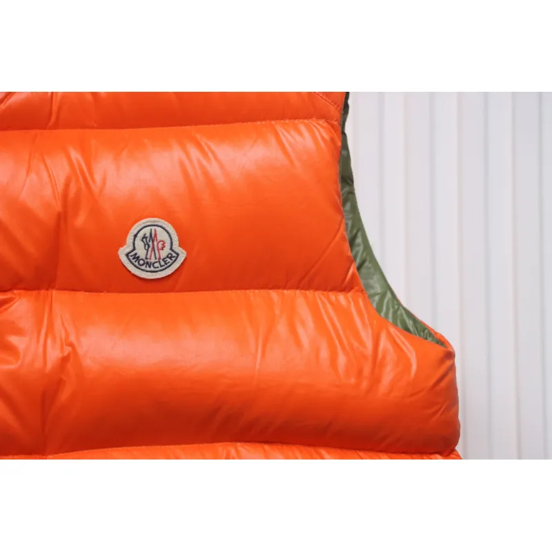 Moncler men's orange vest