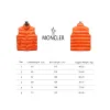 Moncler men's orange vest