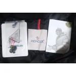 Moncler Mid-Length Hooded Hair Collar Button Down Jacket