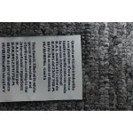Moncler stand up vest black flocked label down