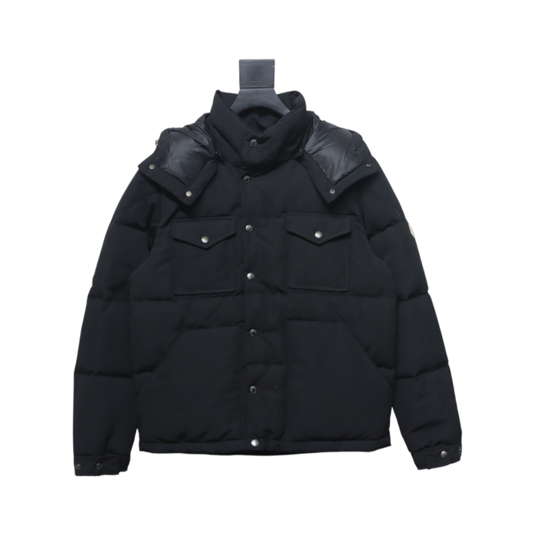Moncler men's masac work down jacket black