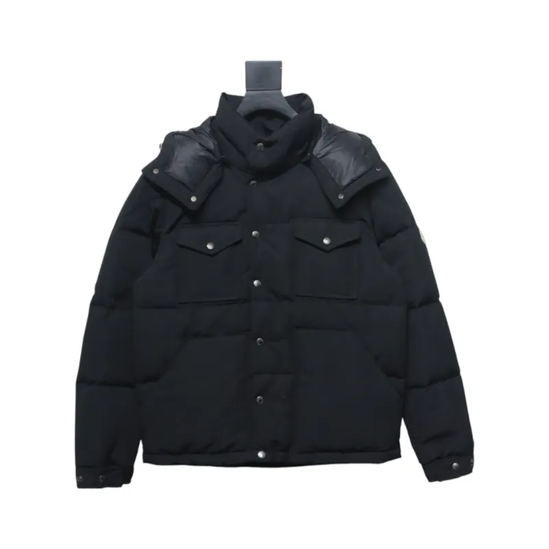  Moncler men's masac work down jacket black