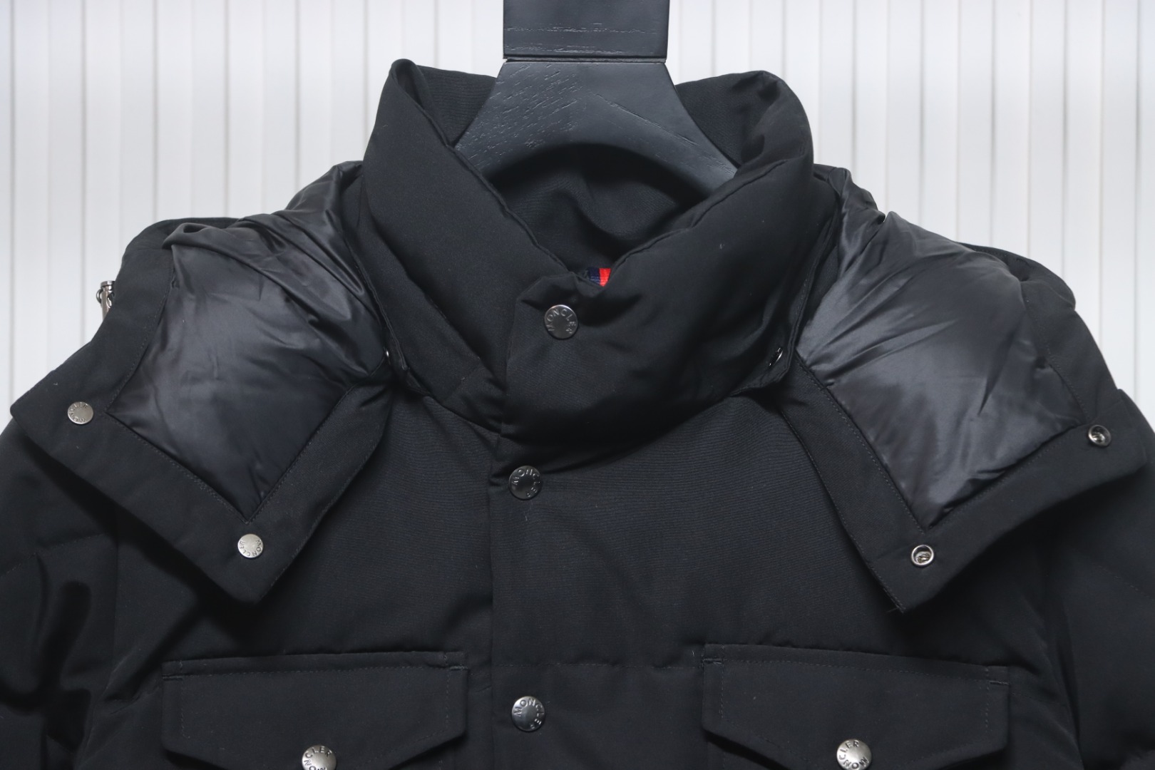 Moncler men's masac work down jacket black