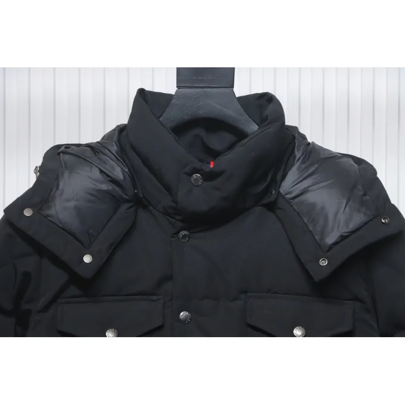  Moncler men's masac work down jacket black