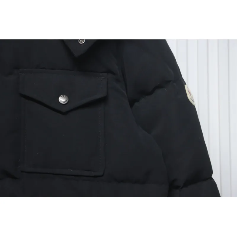  Moncler men's masac work down jacket black