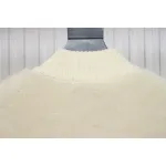  Moncler Sheepskin Wool Knit Wool Patchwork Collar Jacket