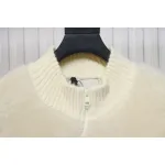  Moncler Sheepskin Wool Knit Wool Patchwork Collar Jacket