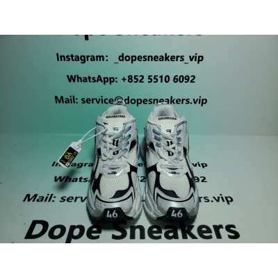 Balenciaga Runner Sneaker'Gradient -White Black'  02