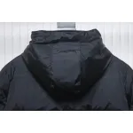 Moncler Embroidered Logo Down Jacket Black