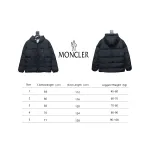 Moncler Embroidered Logo Down Jacket Black