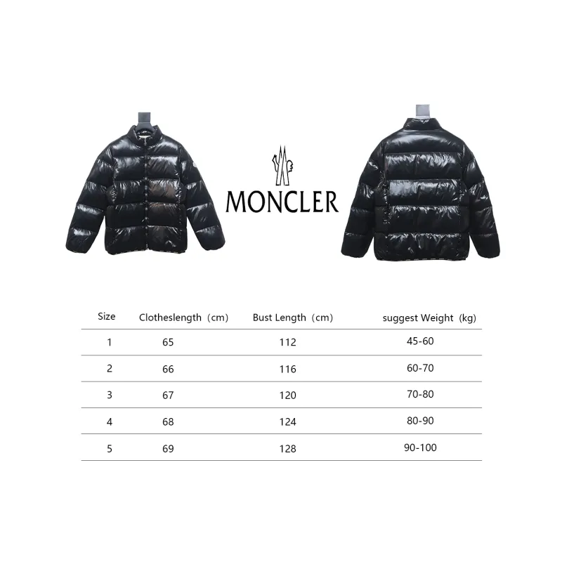 Moncler Maya Black Down Jeaket