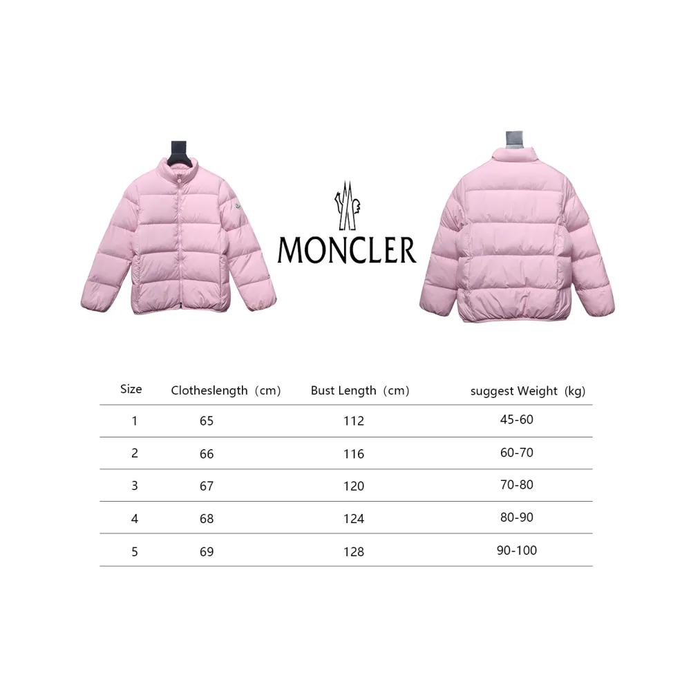 Moncler Maya Pink Down Jeaket