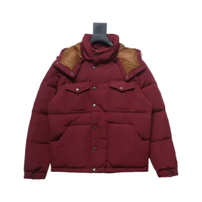Moncler Men's Masac Work Down Jacket Burgundy 01