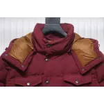 Moncler Men's Masac Work Down Jacket Burgundy