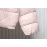 Moncler Women's Andro Detachable Hooded Short Glossy Down Jacket Sakura Pink