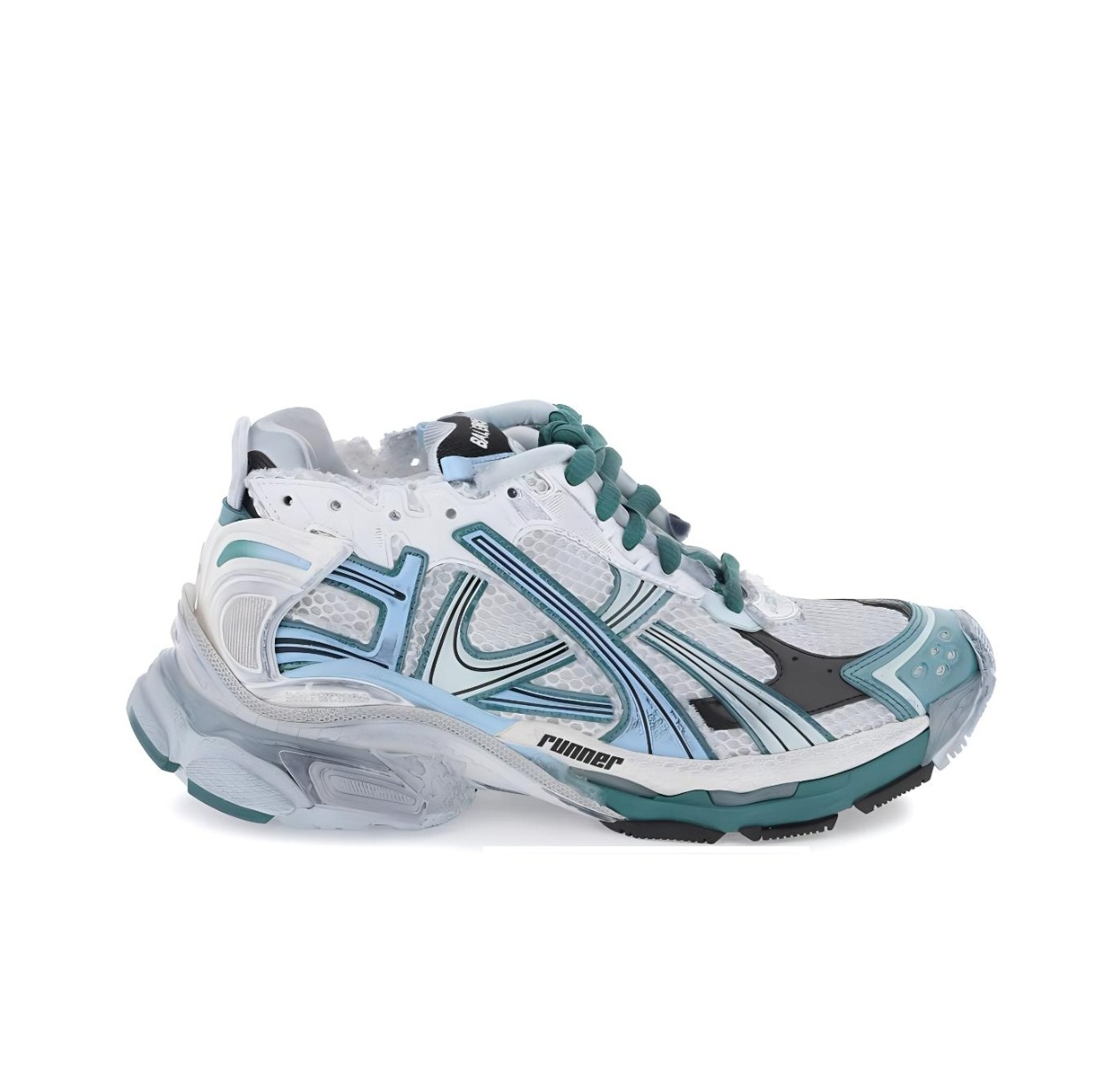 Balenciaga Runner WMNS White Green 772767W3RMU9034