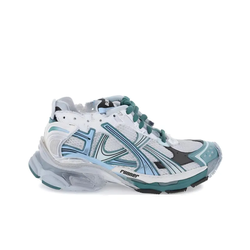 Balenciaga Runner WMNS White Green  772767W3RMU9034
