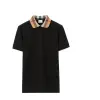 Burberry Cotton Polo Shirt Black