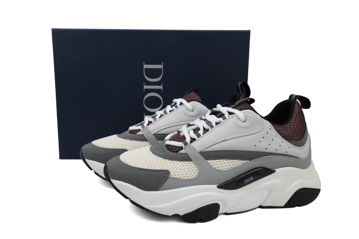 Dior B22 Sneakers White Coffee