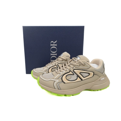 Dior 'B30' Sneakers Khaki 3SN279ZMA-16141  02