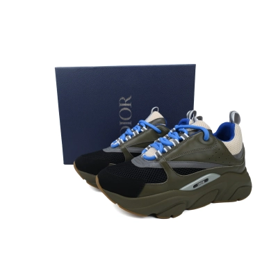 Dior B22 Sneakers Olive Green 02