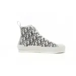 Dior B23 Oblique Hight Top Sneakers White