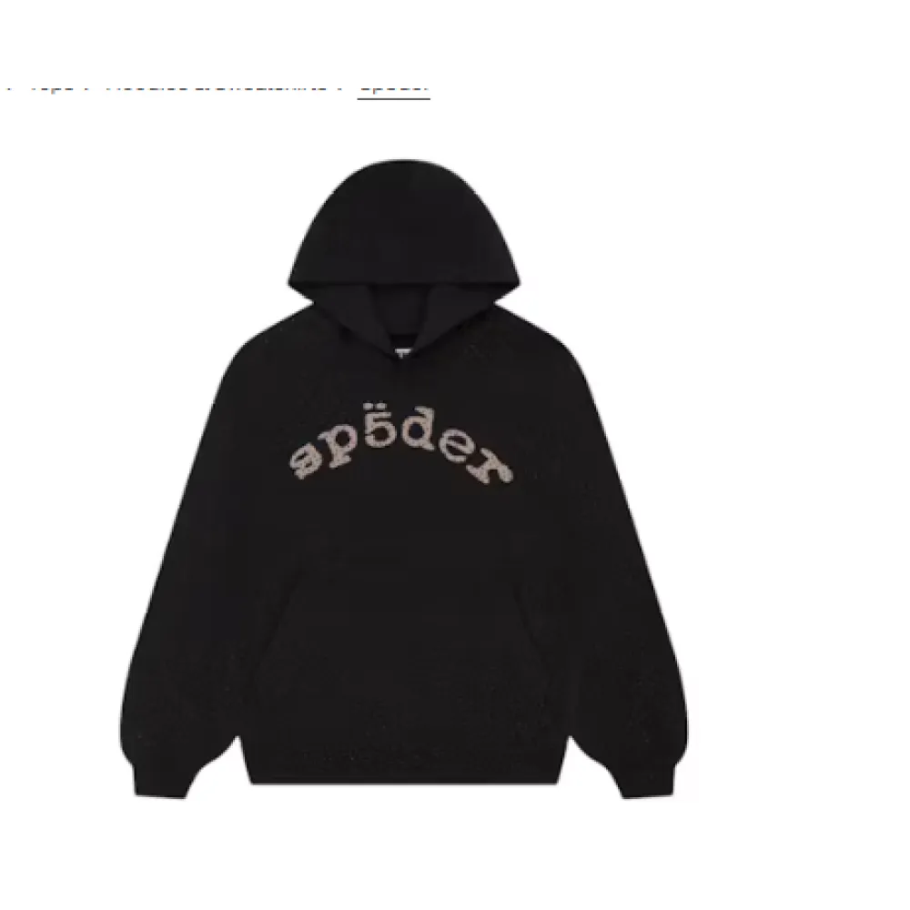 Sp5der VVS Hoodie Black