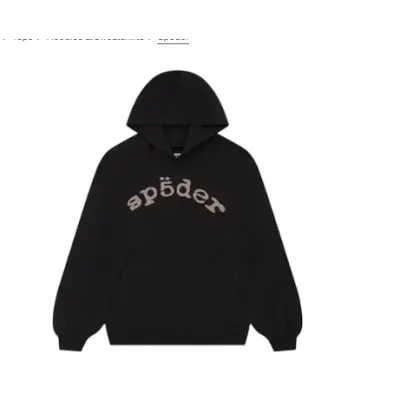 Sp5der VVS Hoodie Black 01
