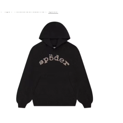 Sp5der VVS Hoodie Black 01