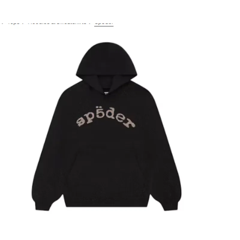 Sp5der VVS Hoodie Black
