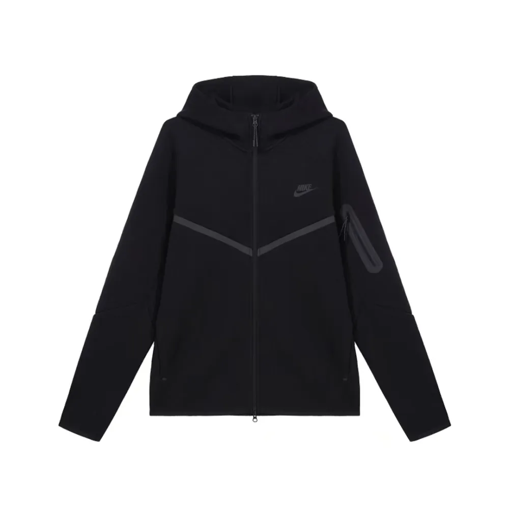  Nike Sportswear Tech Fleece Full-Zip Hoodie & Joggers Set Black