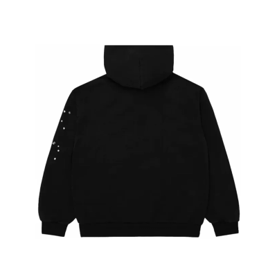 Sp5der Hoodie Black White 02