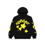 Sp5der Hoodie Onyx Yellow