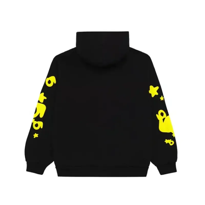 Sp5der Hoodie Onyx Yellow
