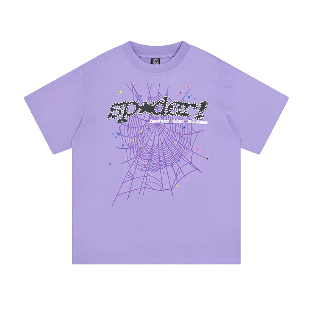 Sp5der T-Shirt 69625 Purple
