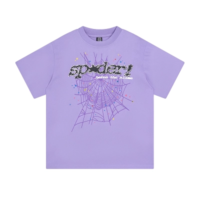 Sp5der T-Shirt 69625 Purple 01