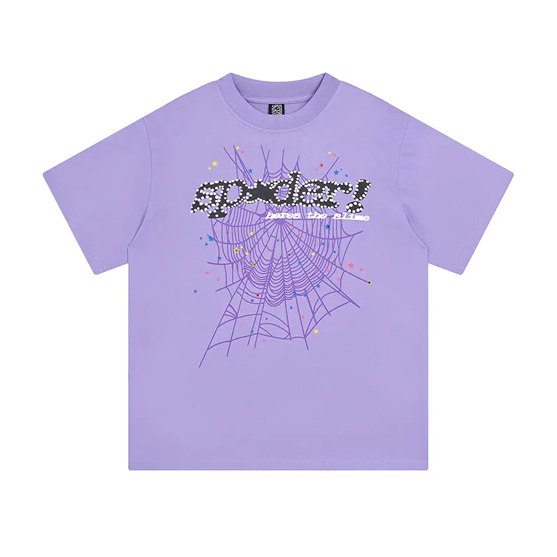 Sp5der T-Shirt 69625 Purple