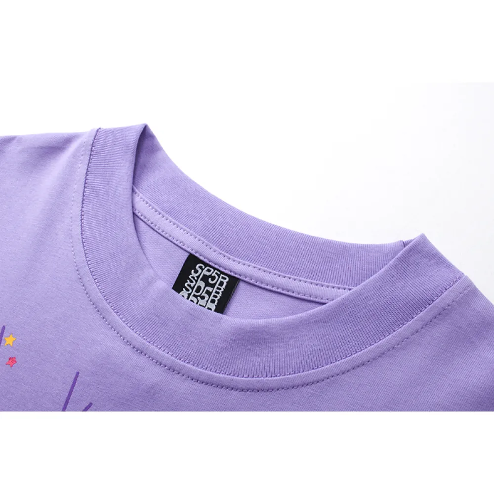 Sp5der T-Shirt 69625 Purple